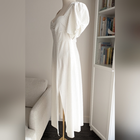 DANIELLE BERNSTEIN Puff Sleeve Midi Dress - Picture 5 of 9